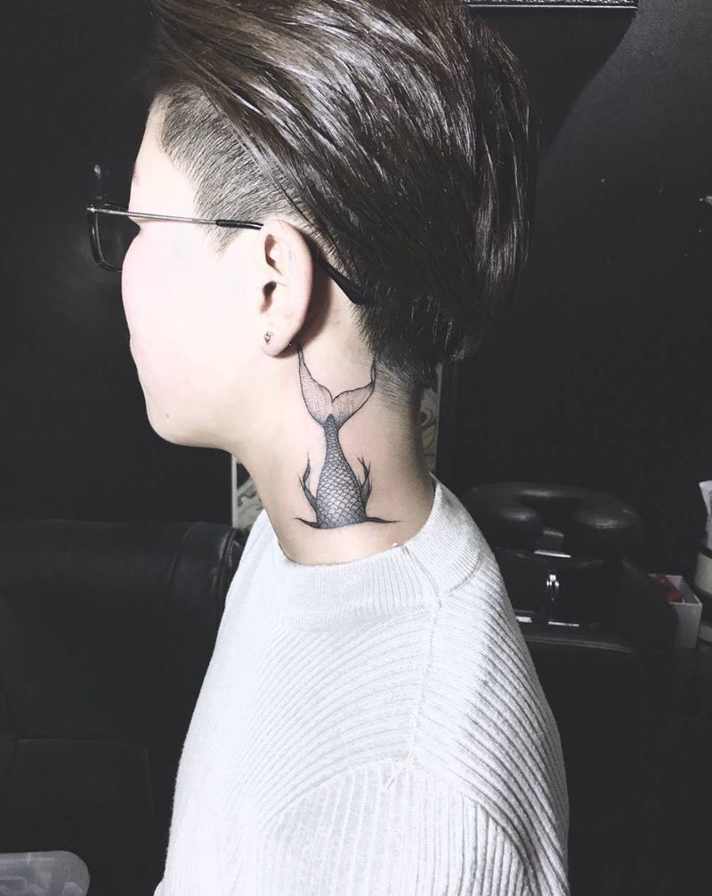 是美人鱼吗纹身图片