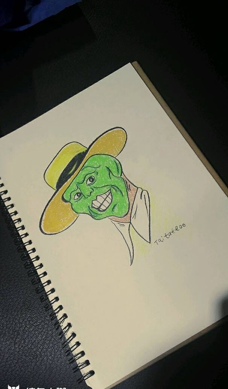 傣刺青手稿～变相怪杰纹身图片