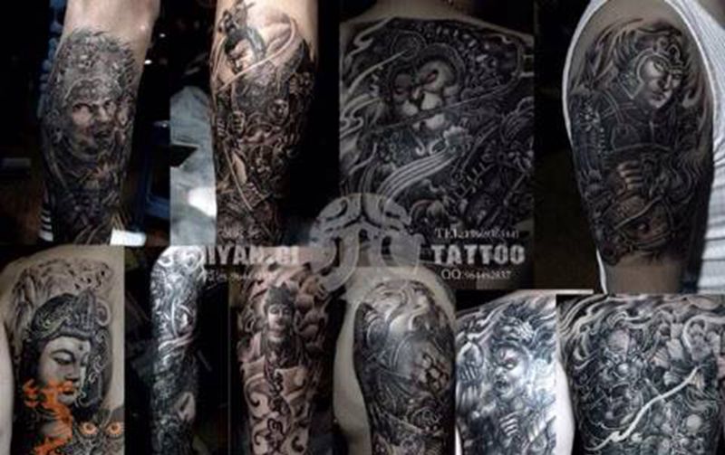 兰州赤炎刺作品纹身图片