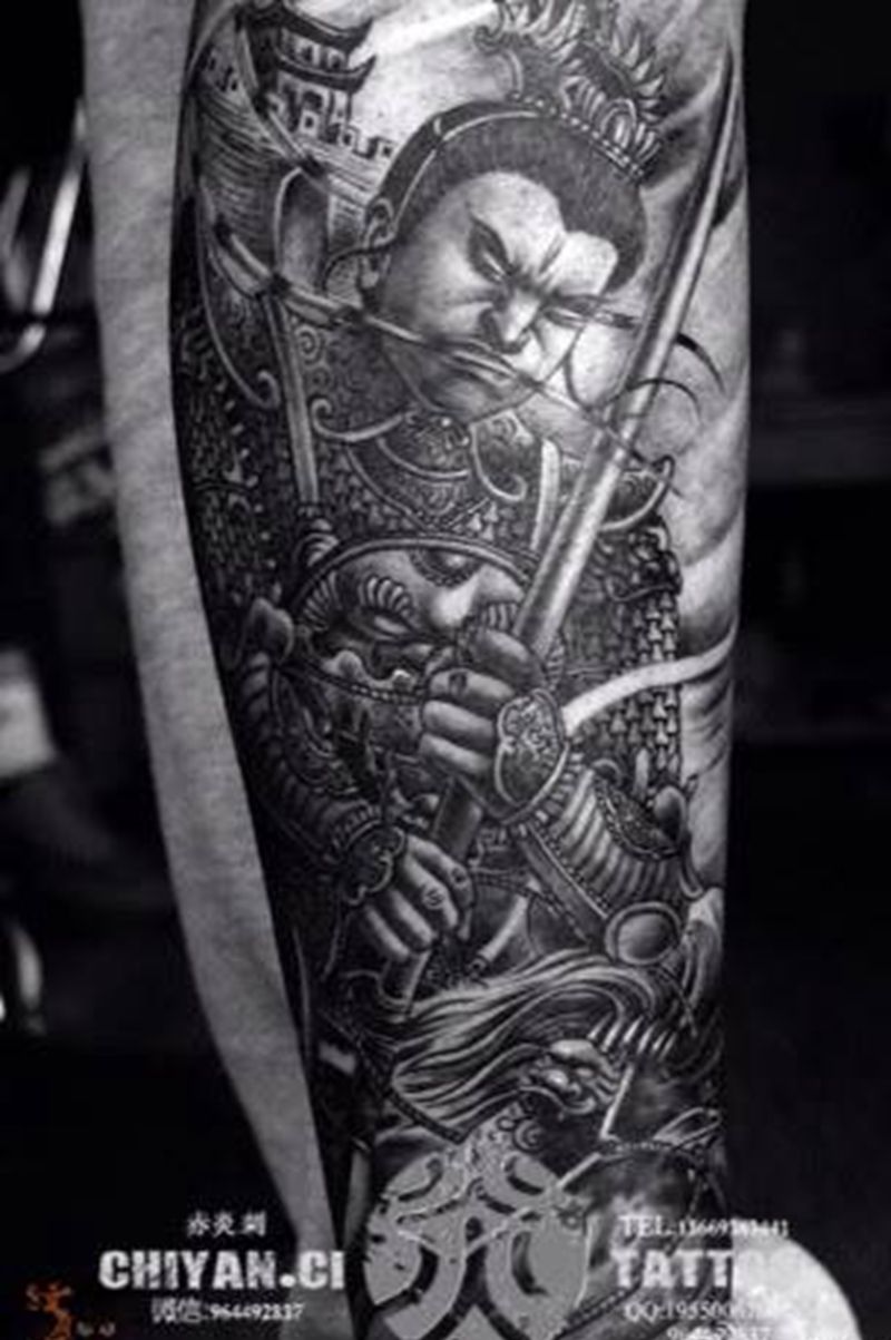 兰州赤炎刺靳凯作品纹身图片