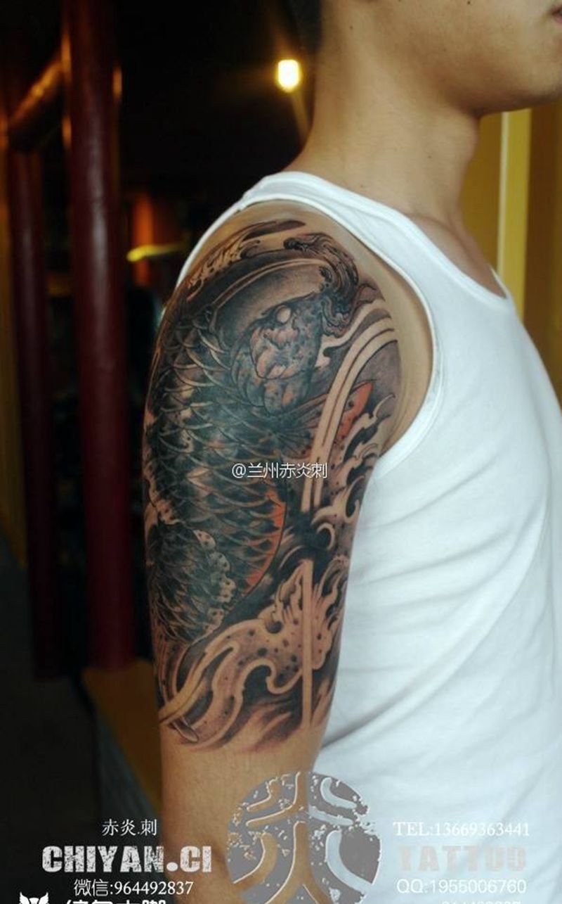 兰州赤炎刺作品纹身图片