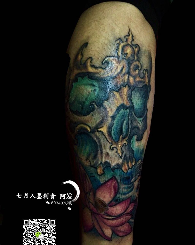 欧美嘎巴拉纹身图片