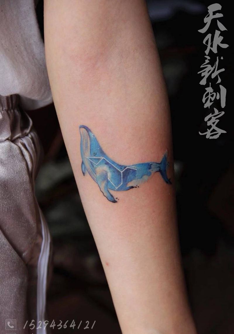 鲸鱼纹身图片