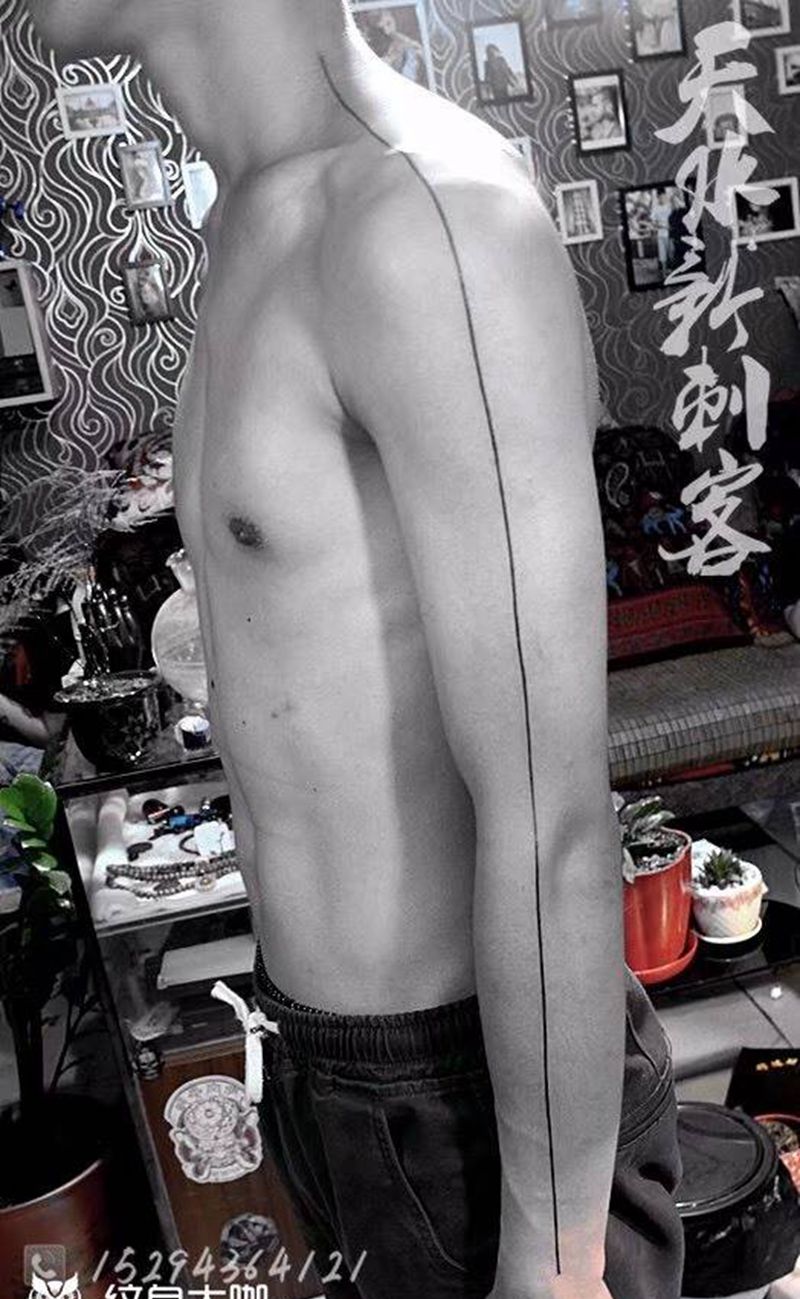 线纹身图片