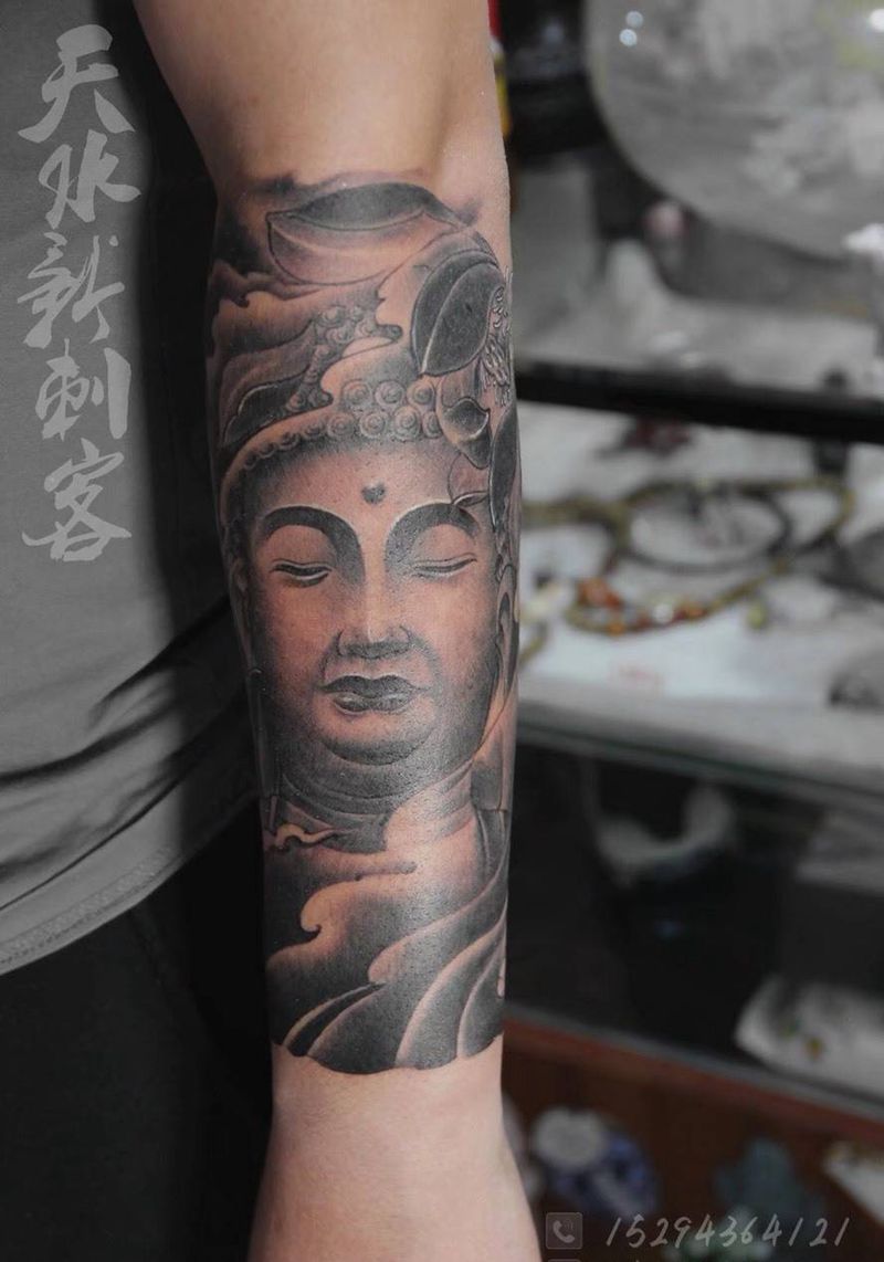 佛纹身图片