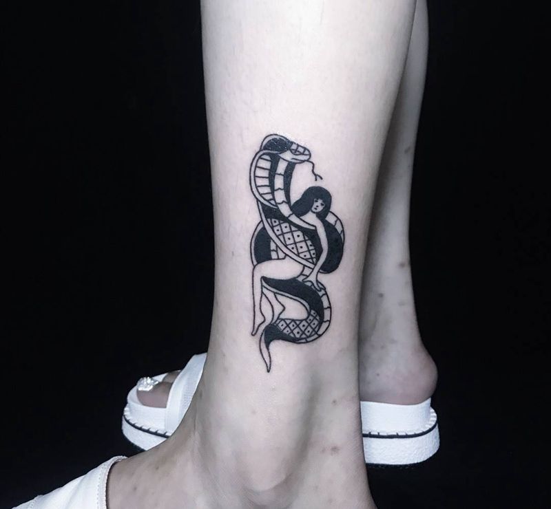 oldschool风格小图纹身图片