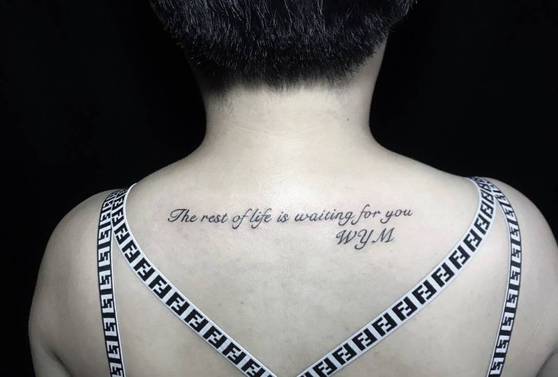 字母类纹身图片