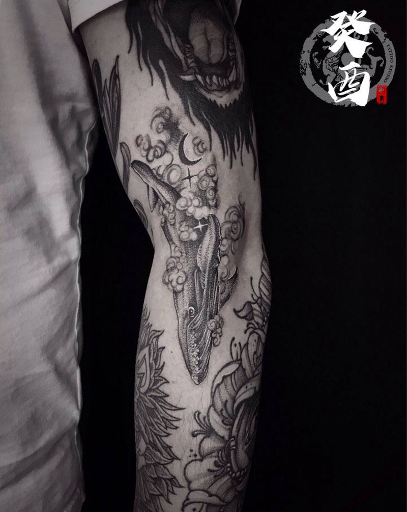 填空纹身图片_手臂点刺纹身图案