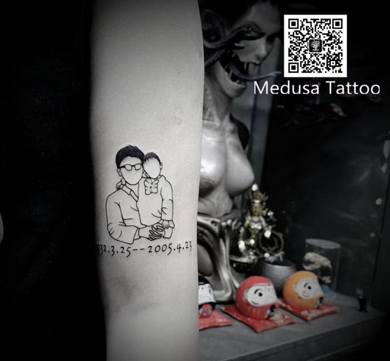 简笔纹身图片_手臂纹身图案