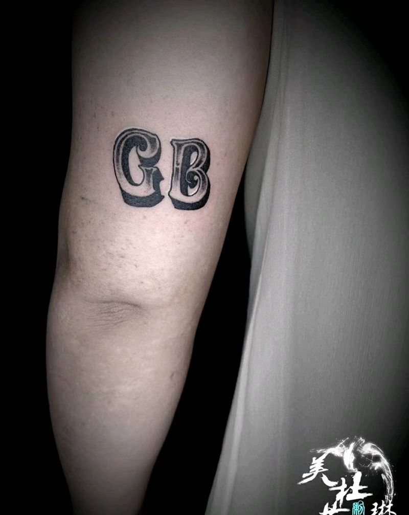 3D数字纹身图片_手臂欧美写实几何纹身图案