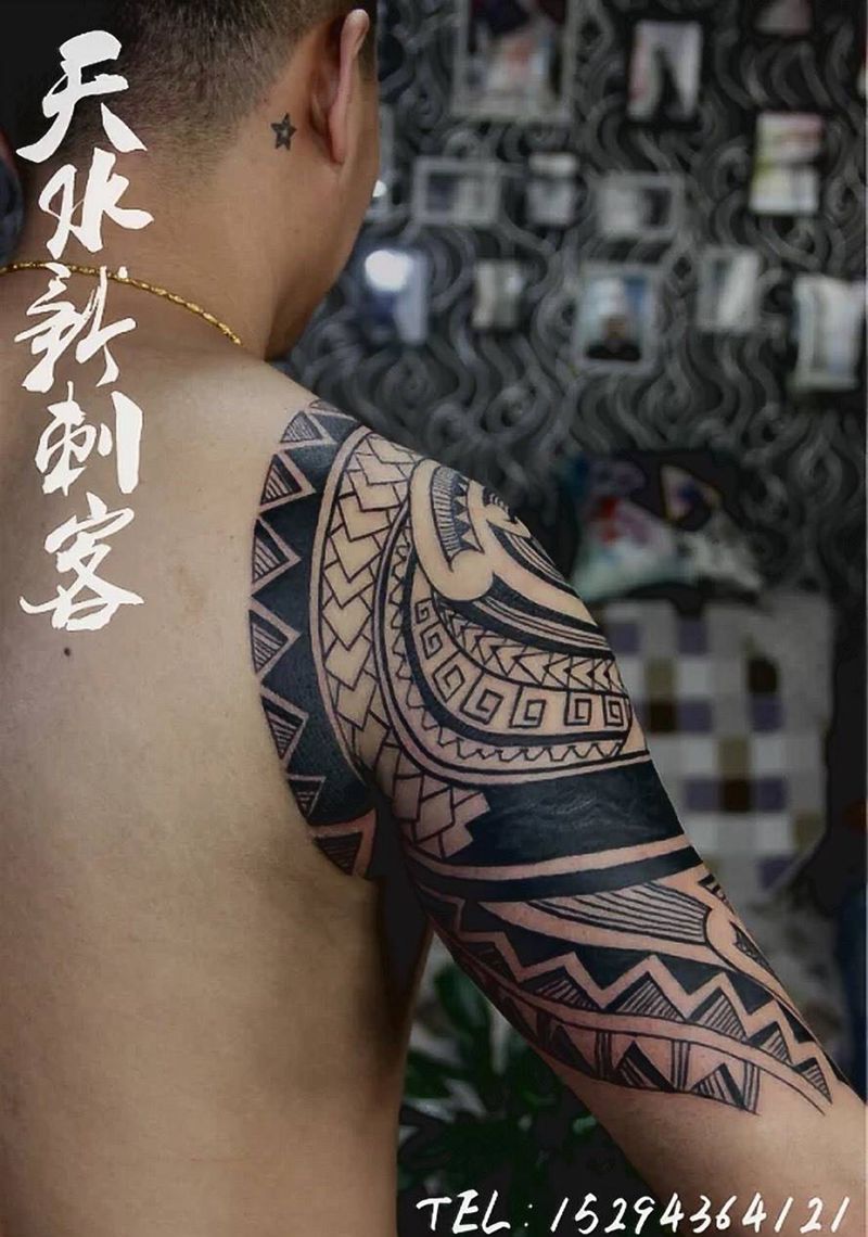 图腾也是遮盖纹身图片