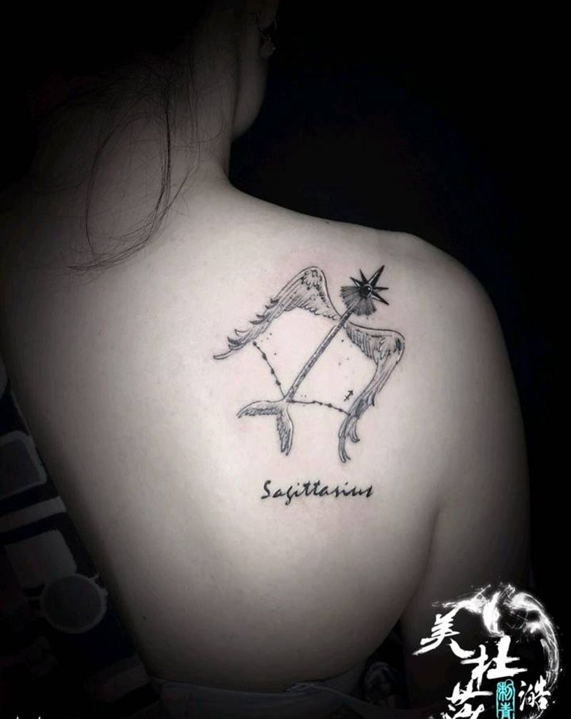 射手座纹身图片