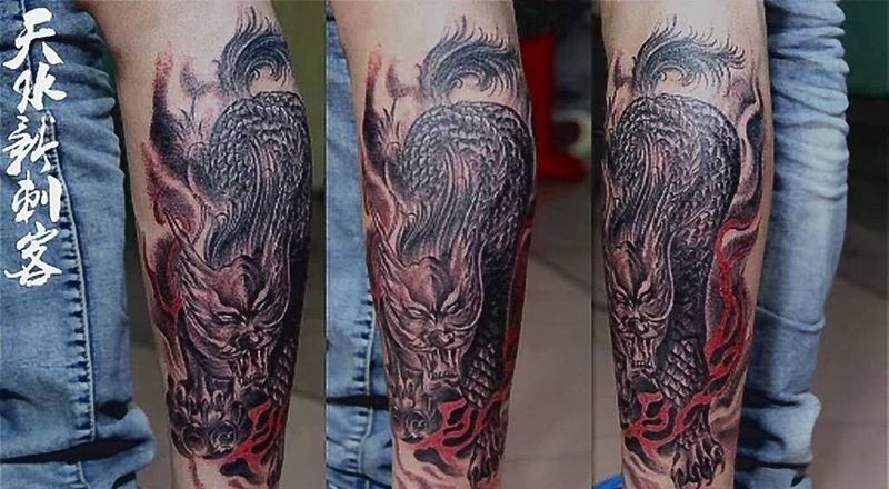 貔貅纹身图片