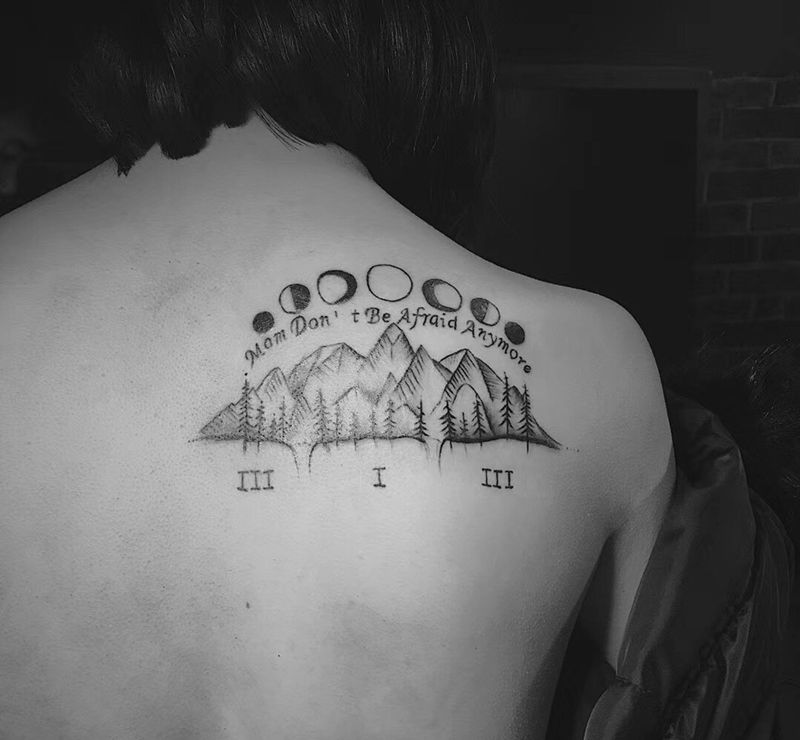 远山像你纹身图片