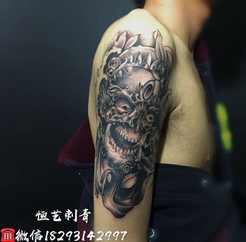 嘎巴拉纹身图片