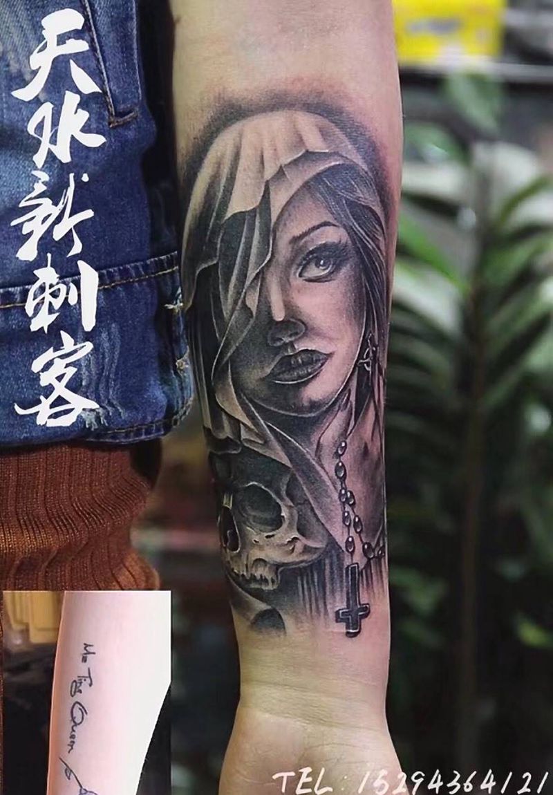 欧美遮盖纹身图片