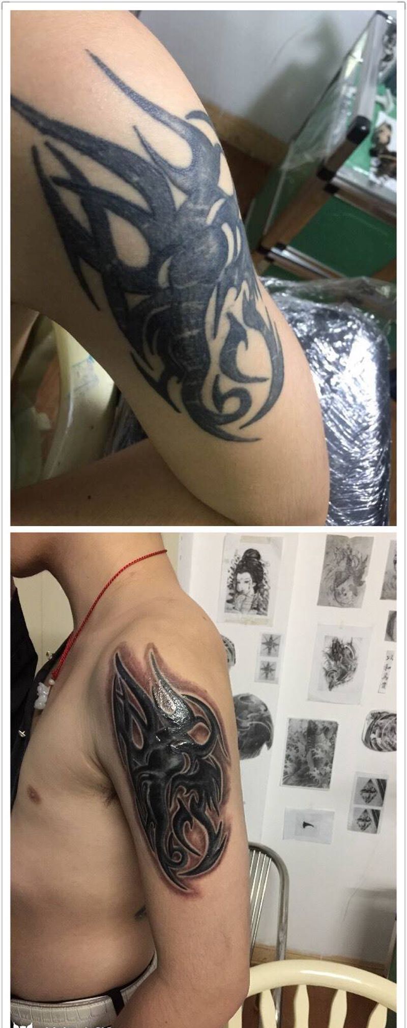 老图腾修改纹身图片