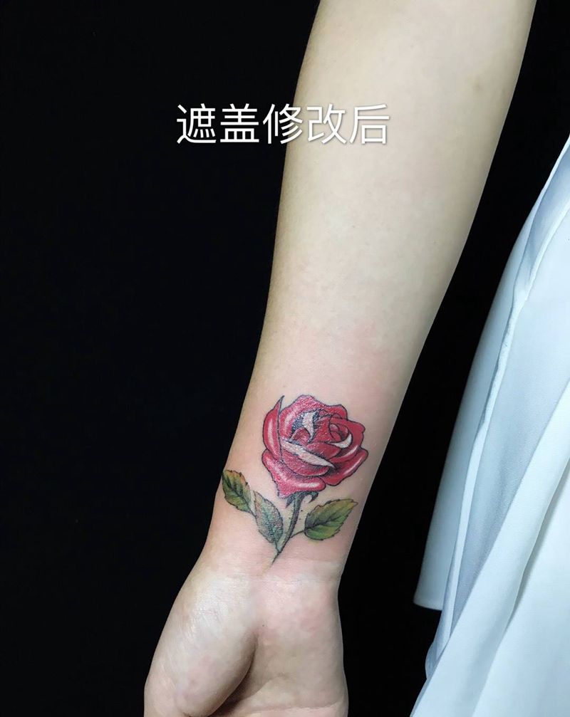 修改遮盖纹身图片