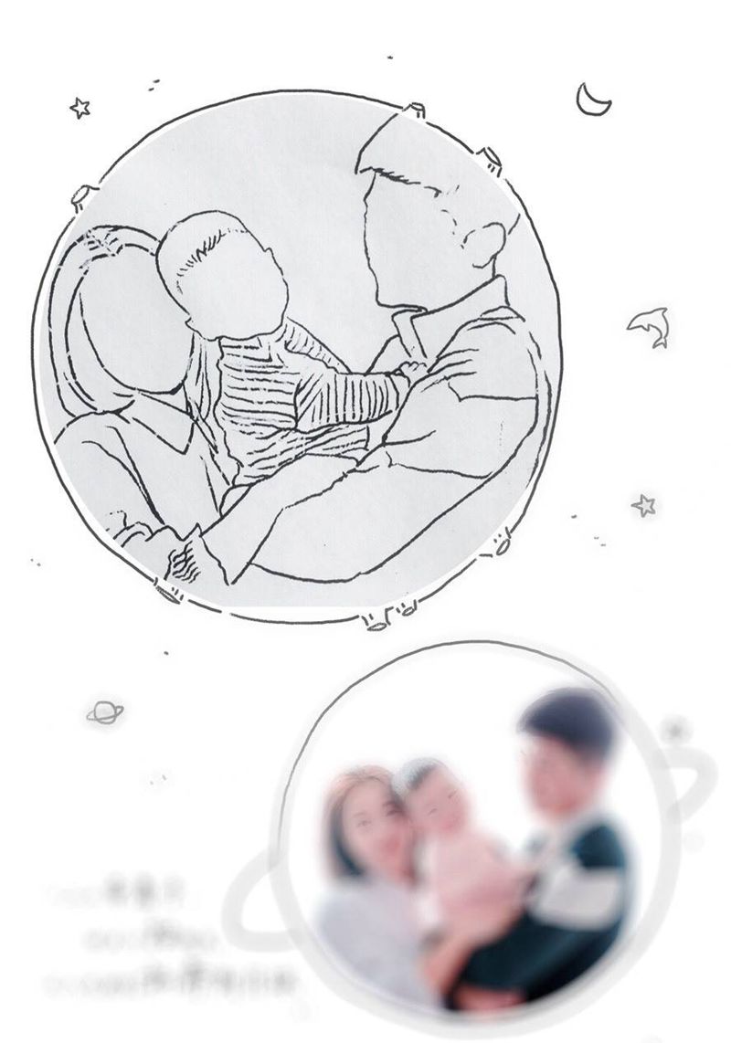 照片简笔纹身图片_成品手部手臂肖像人物贴纸纹身图案