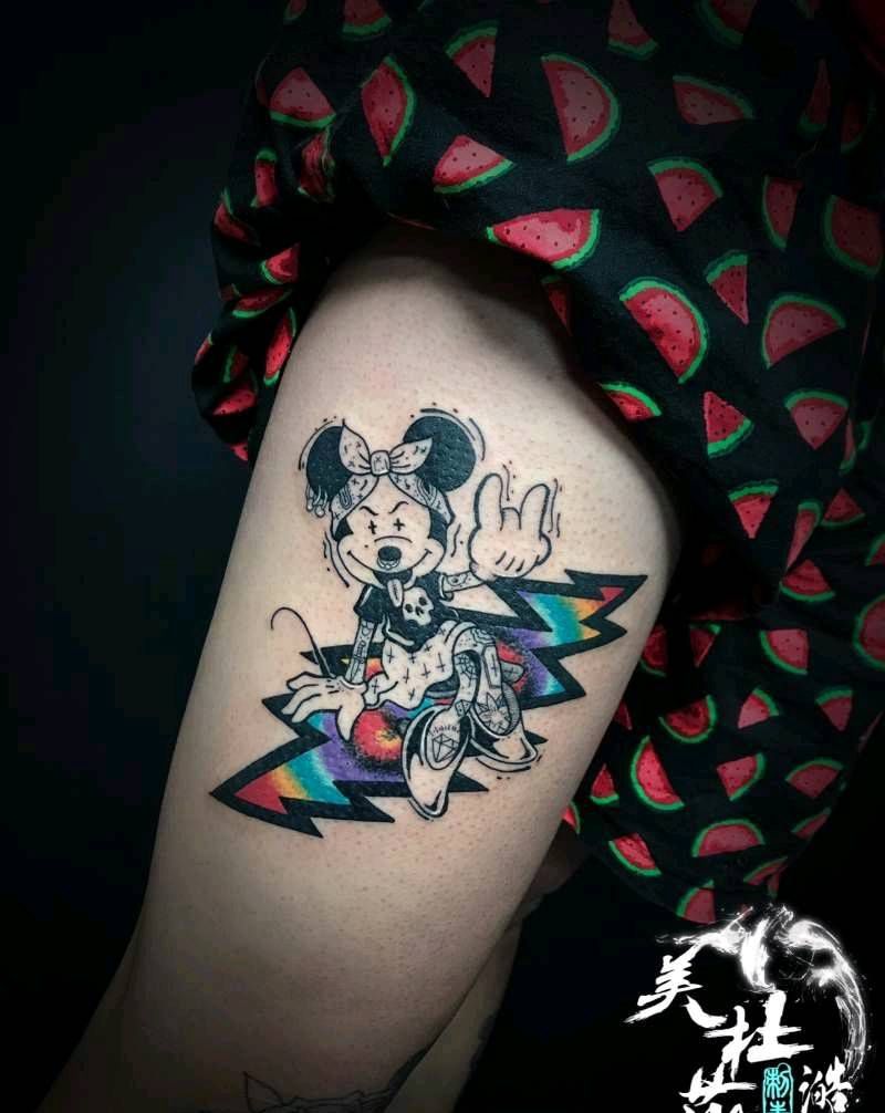 米奇纹身图片