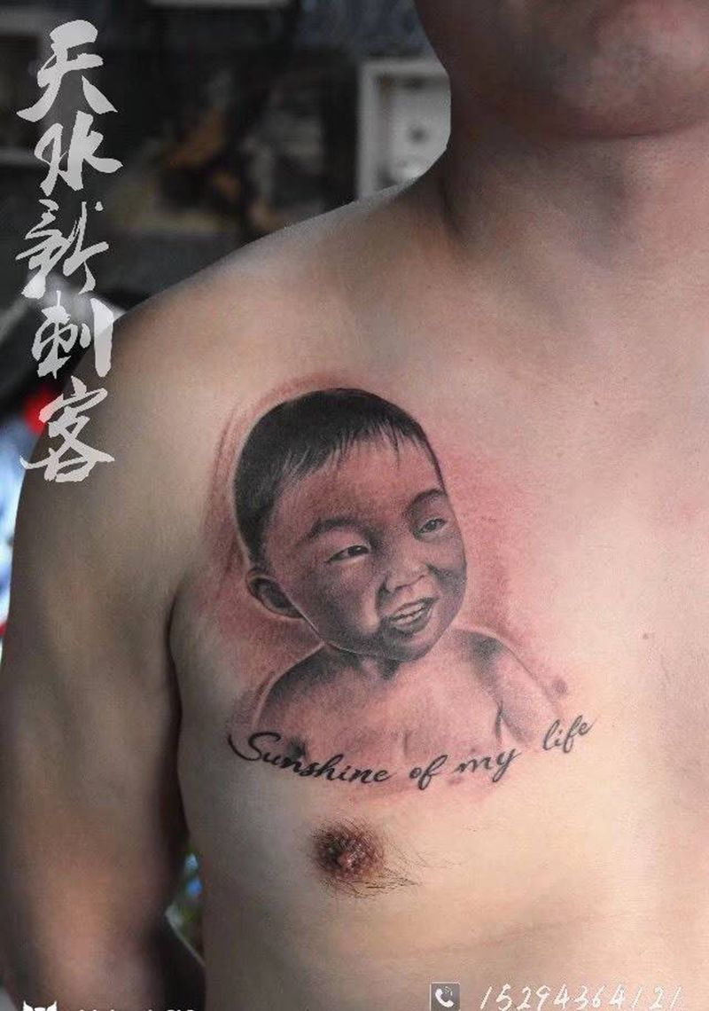 肖像纹身图片