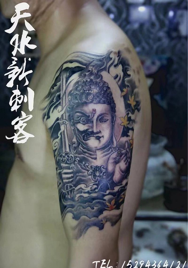 大臂传统纹身图片