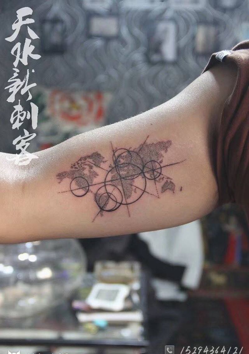 几何图形纹身图片