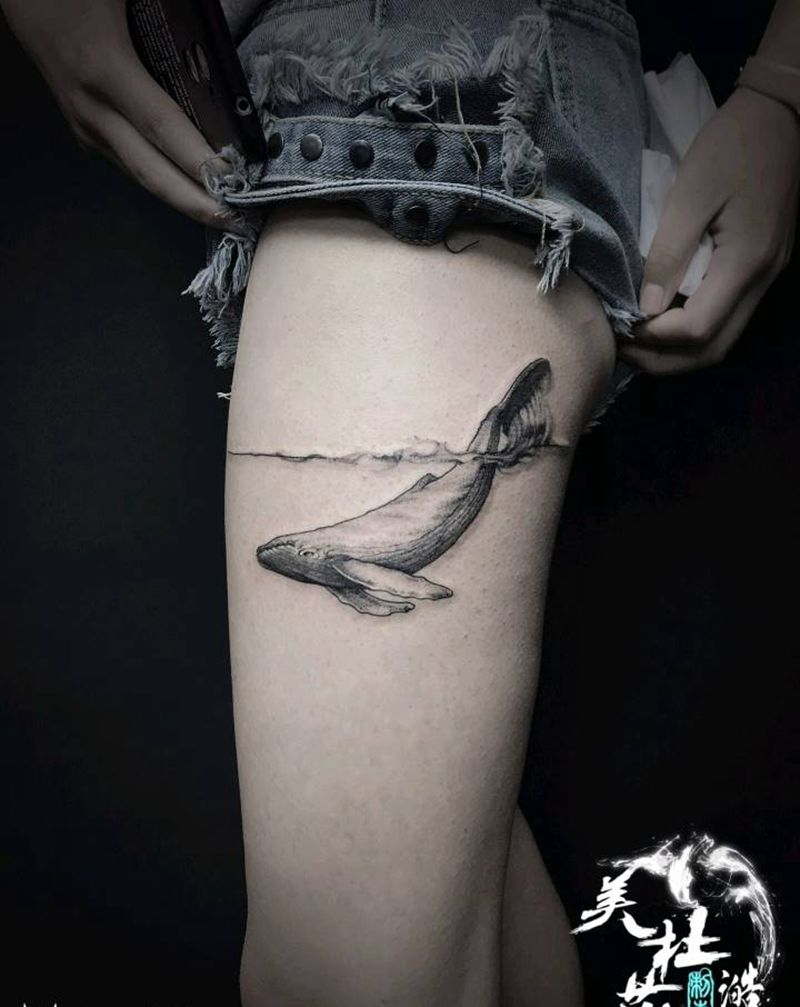 鲸鱼纹身图片