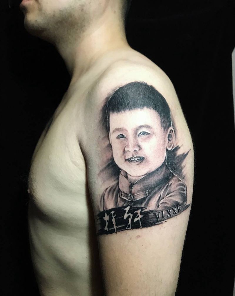 肖像作品纹身图片