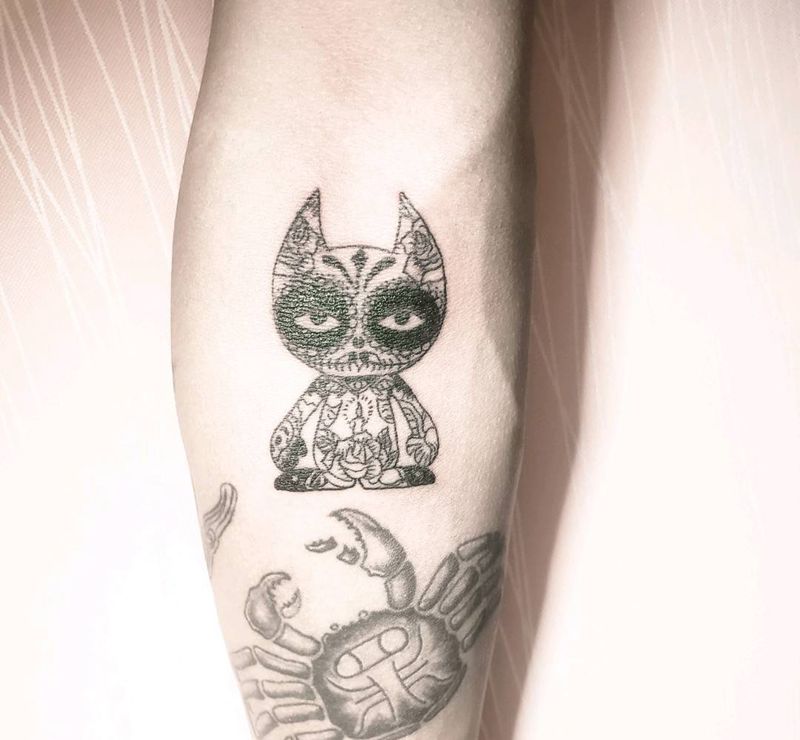 刺青猫纹身图片