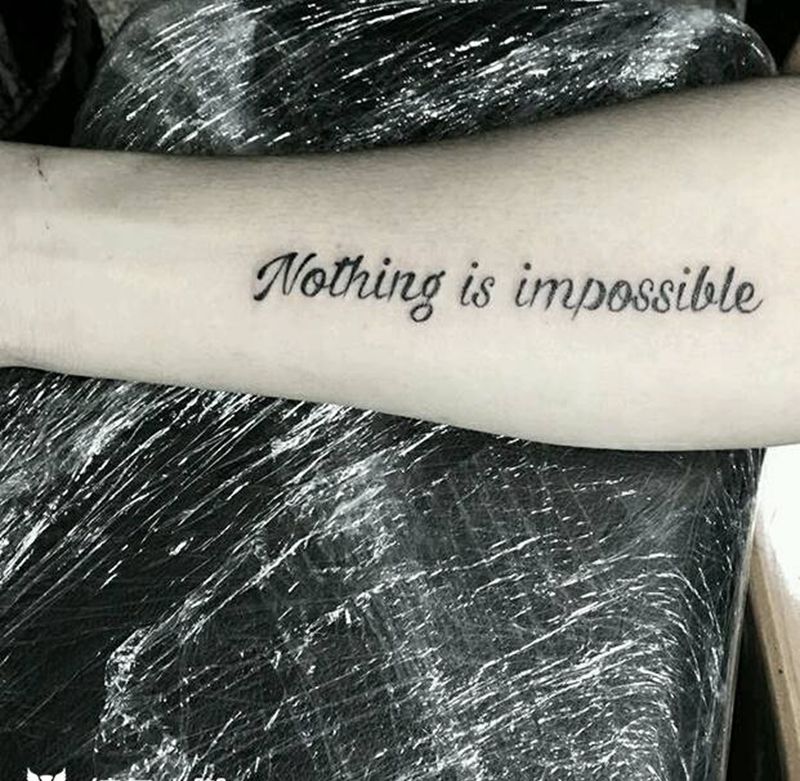 字母纹身图片_手臂欧美字符纹身图案