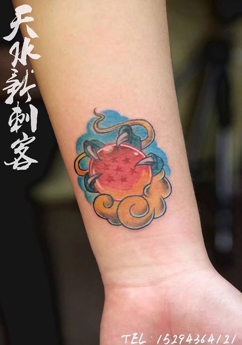 七龙珠纹身图片