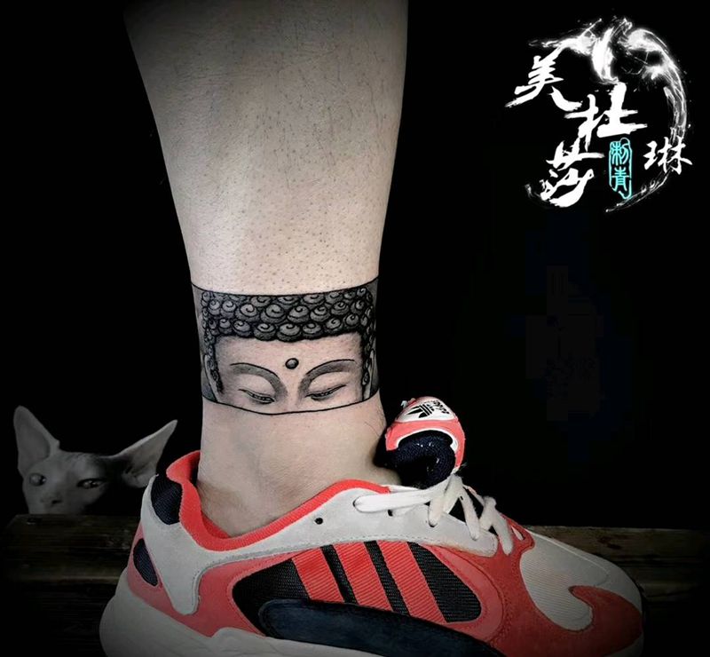 小琳作品纹身图片_脚部纹身图案