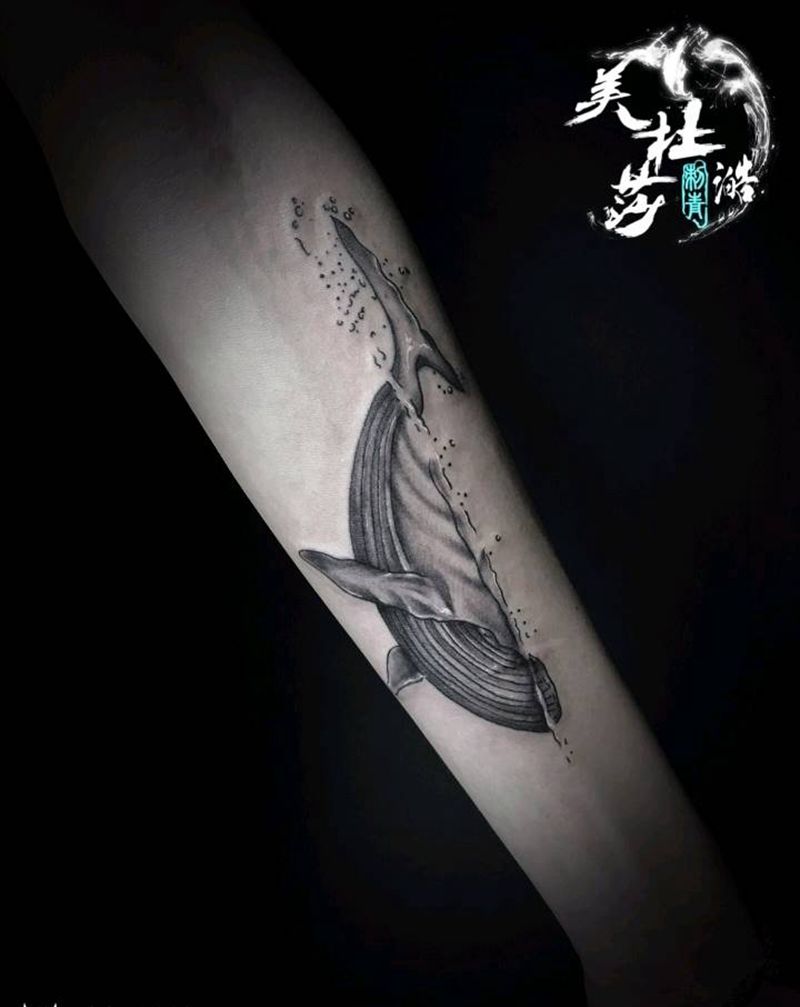 鲸鱼纹身图片