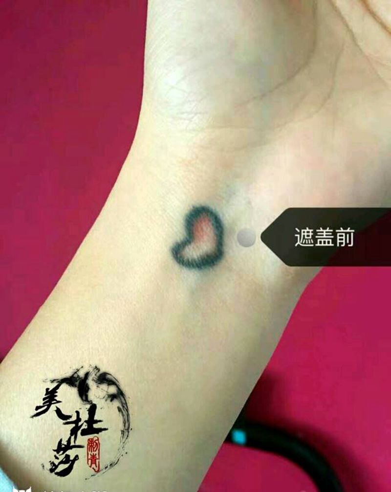 鲸鱼纹身图片_手臂清新贴纸动物生活遮盖成品纹身图案