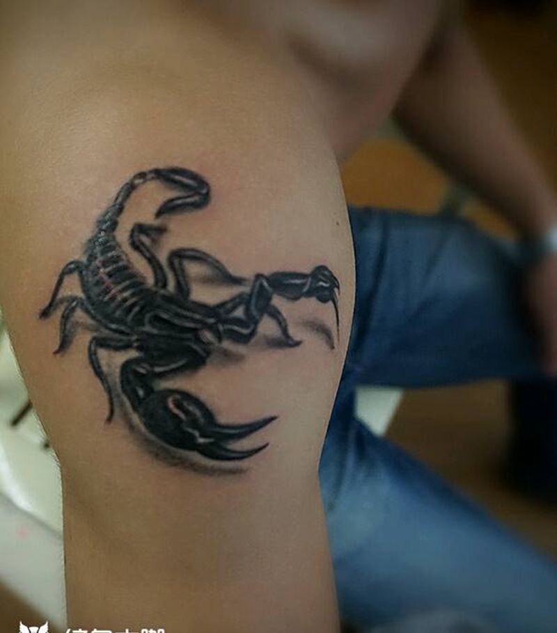 蝎子纹身图片