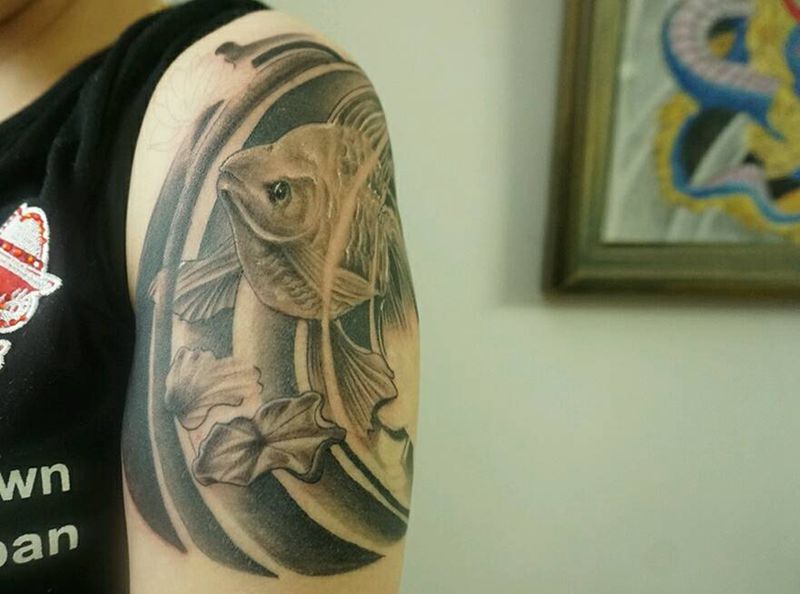 金鱼纹身图片