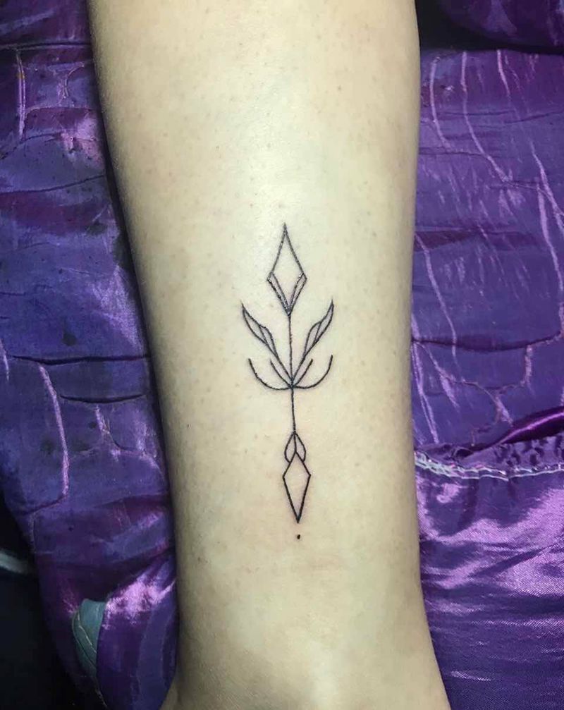 小清新线条纹身图片