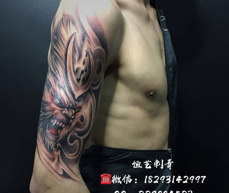 孙大圣纹身图片