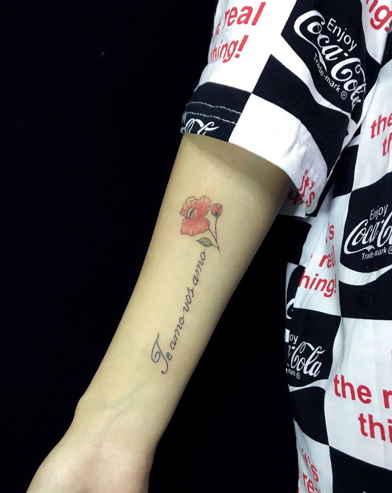 字母类纹身图片