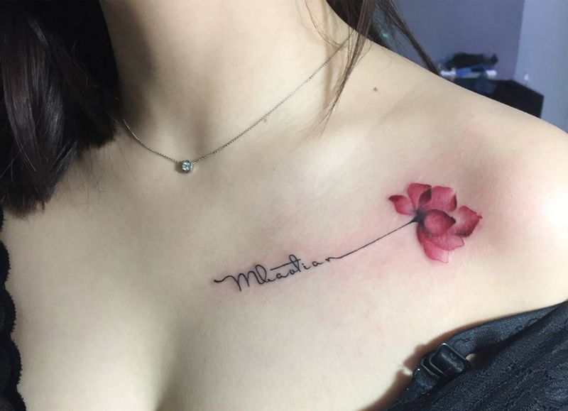 小清新纹身图片