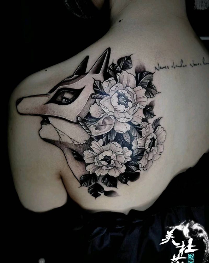 面纹身图片_肩部纹身图案