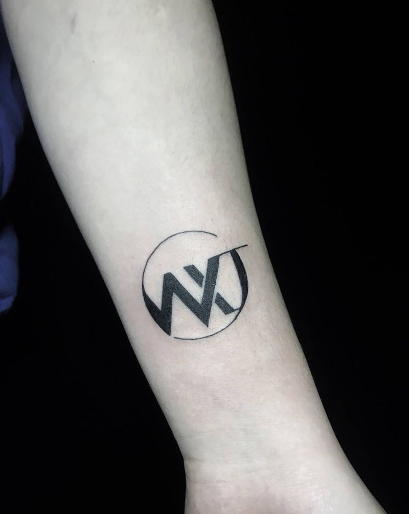 原创设计字母logo纹身图片