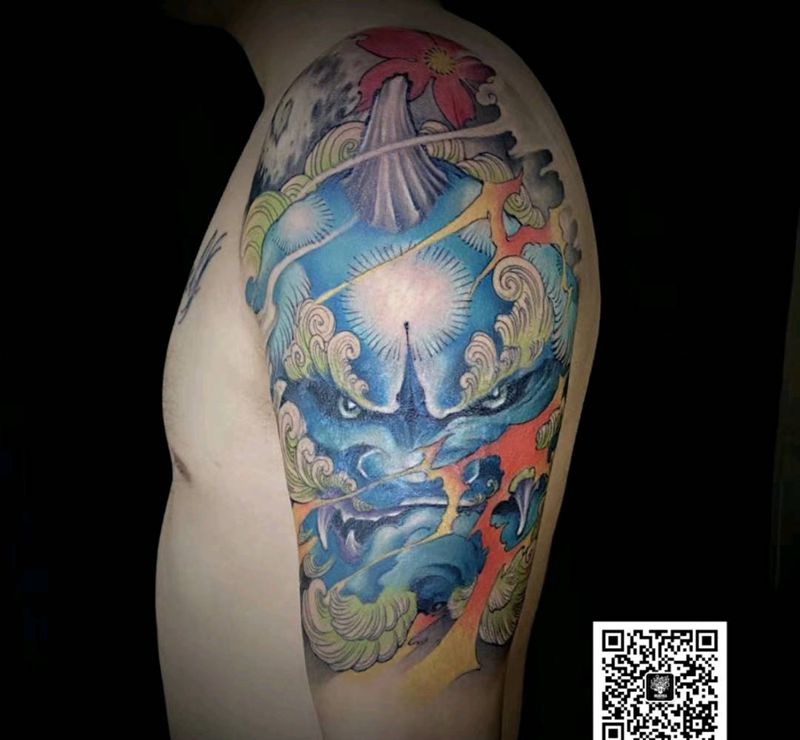 遮盖纹身图片_手臂新传统纹身图案