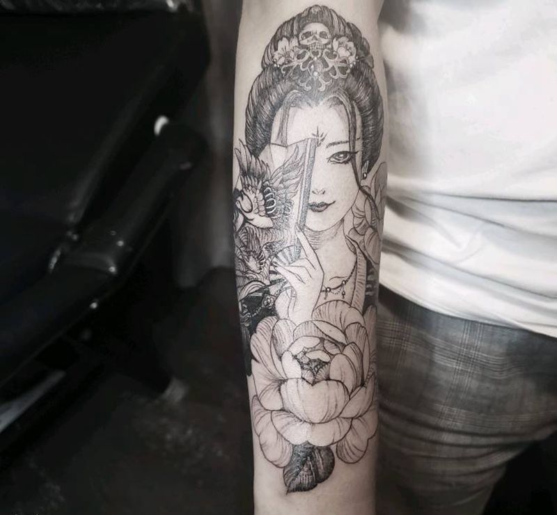古典纹身图片_手臂纹身图案