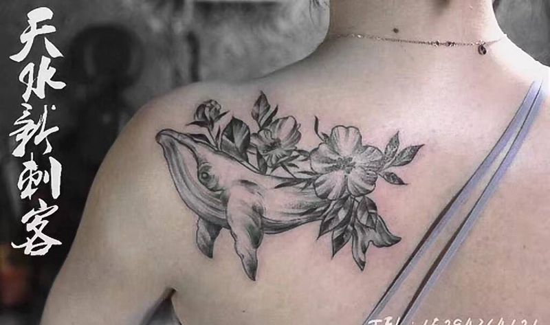 小清新美爆纹身图片