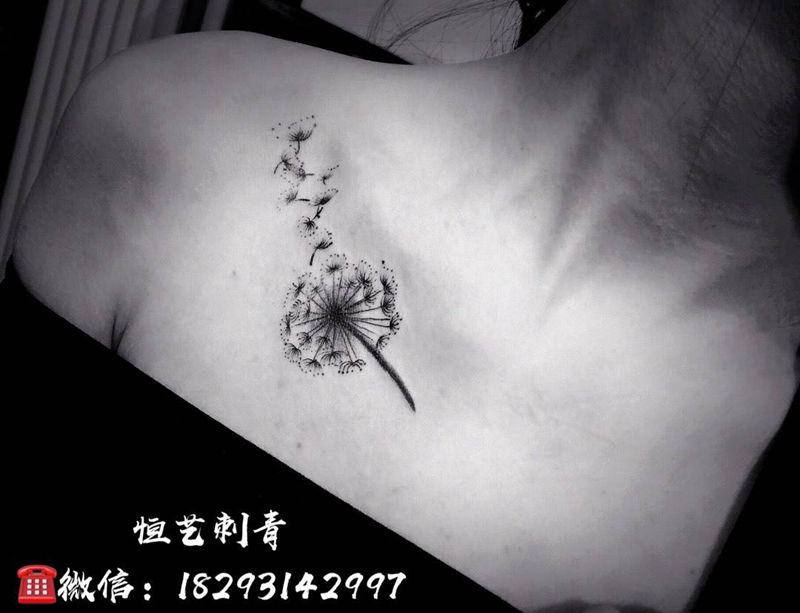 蒲公英纹身图片