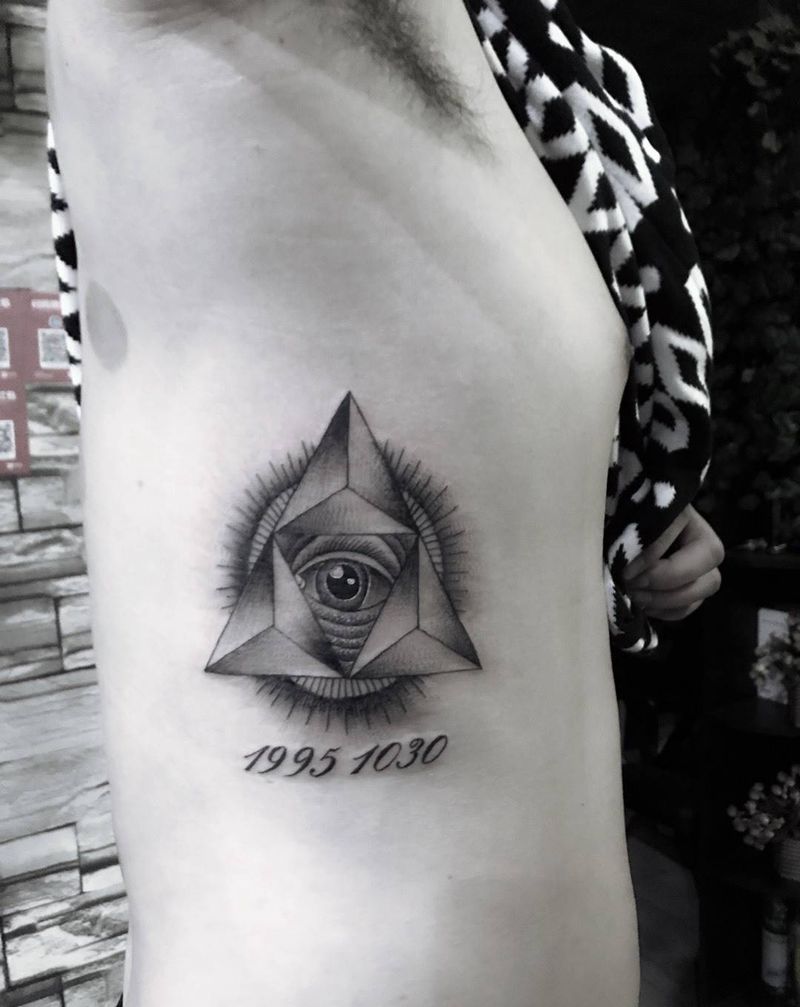 上帝之眼纹身图片