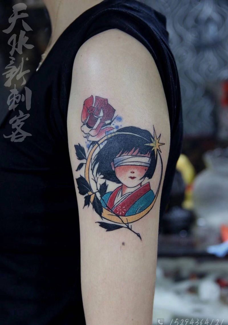 遮盖一枚纹身图片