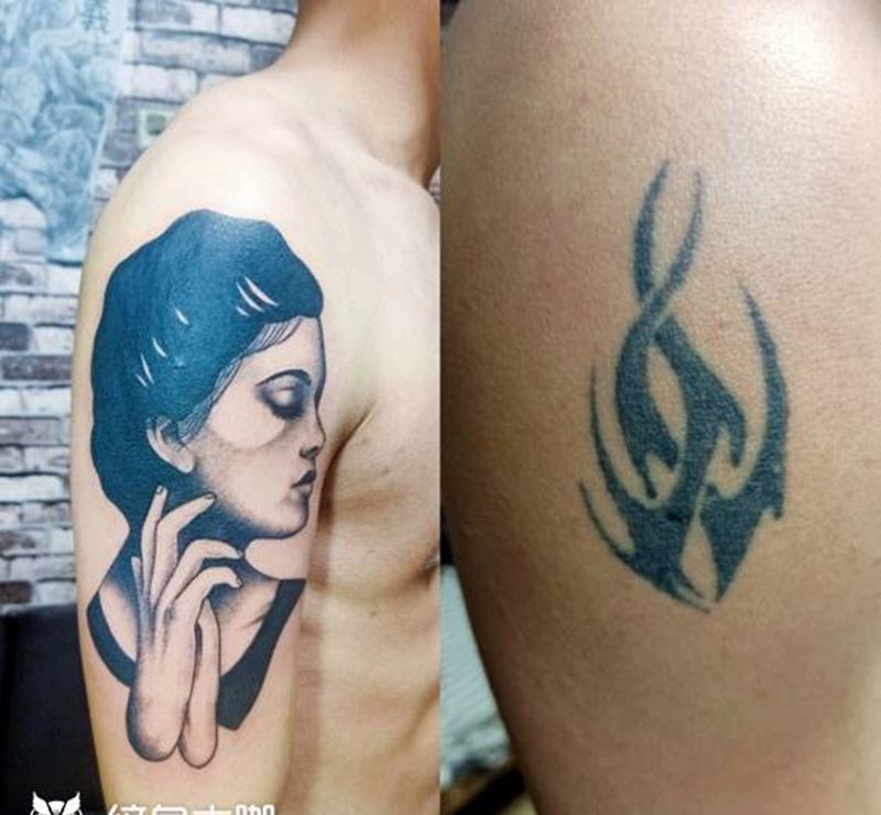 遮盖纹身图片_手臂纹身图案